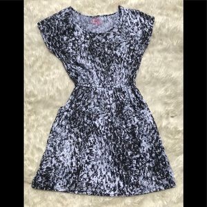 Black and White Print Dress